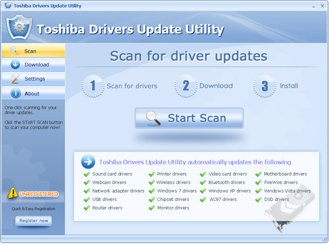 toshiba satellite c850 drivers